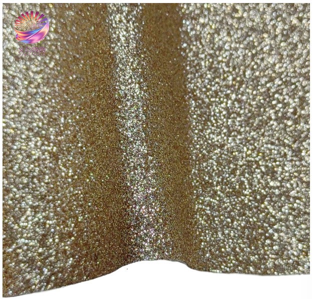 格利特PU皮革金葱闪粉反光面料珠光地毯箱包鞋材手机壳女装连衣裙时尚材质详情14