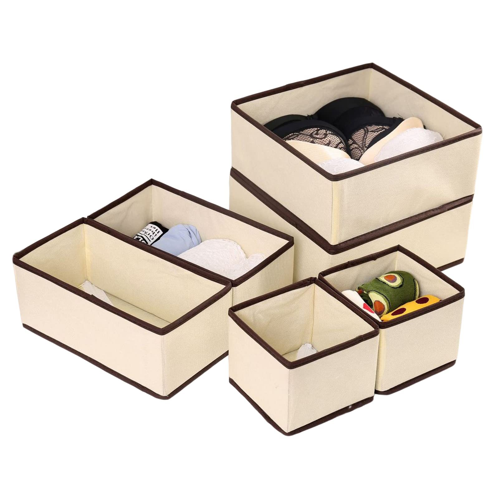 Household daily washable non-woven fabric underwear storage box, foldable storage box, wardrobe drawer storage box pic 13