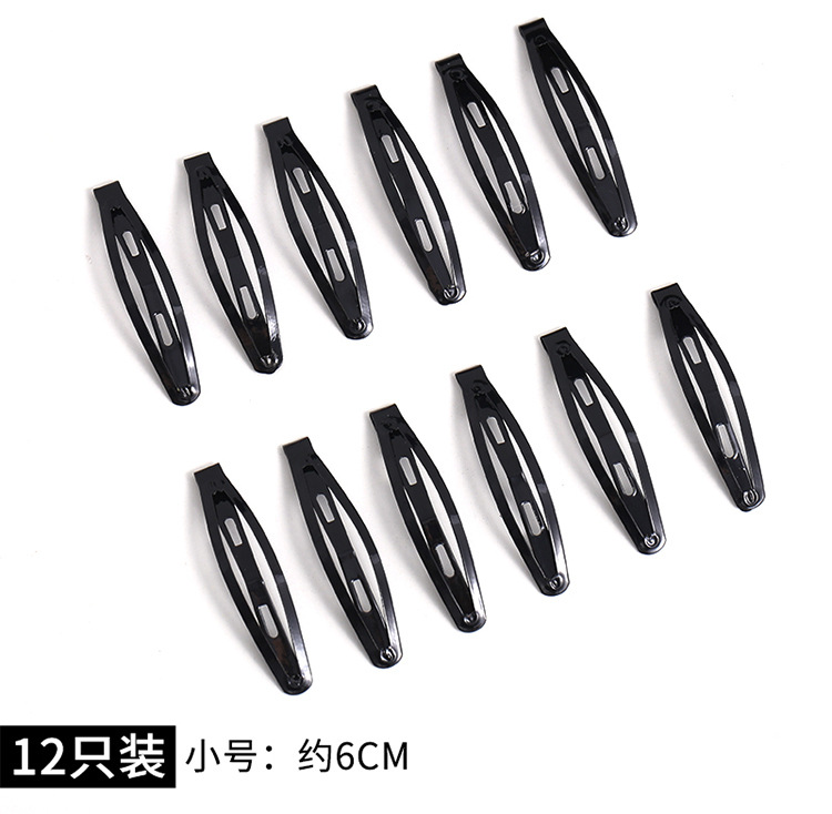 Black hair-breaking special clips, headwear, hair clips for women, simple one-line clips, side bangs, BB clips, top clips, forehead hair clips pic 21