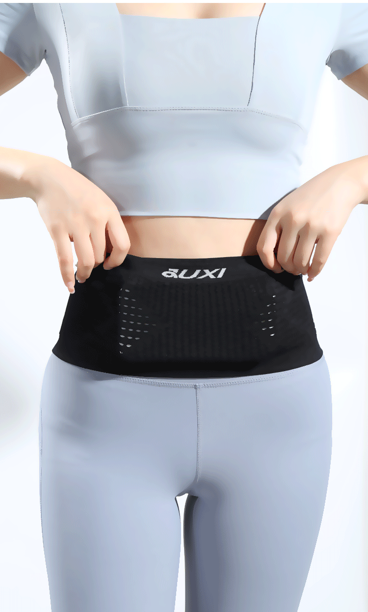 聚下跑步腰包多功能贴身户外隐形手机袋男女款针织防泼水运动腰包详情18