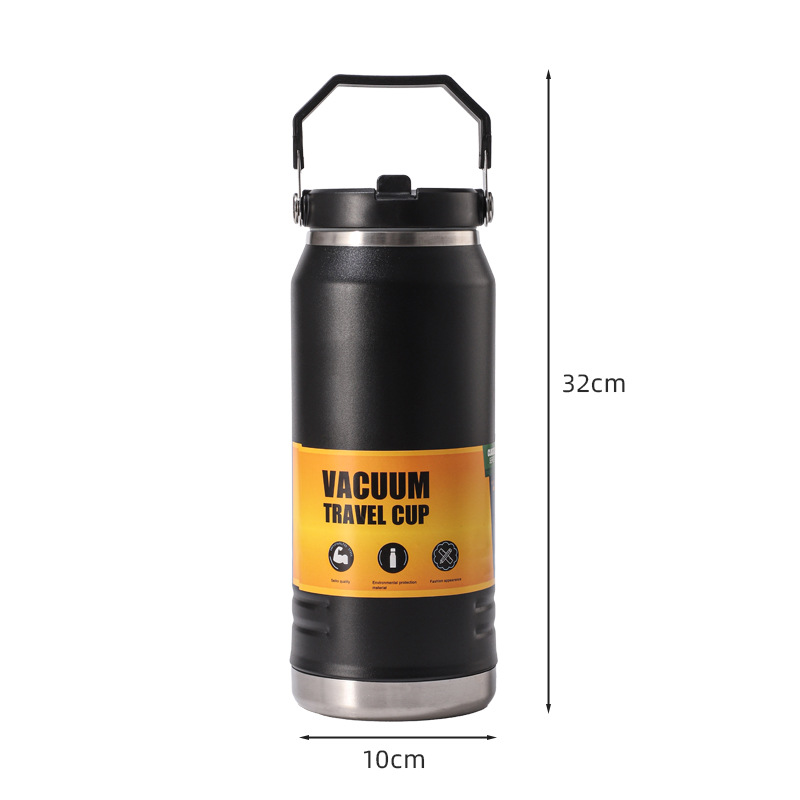 跨境大容量保冷冰霸杯便携随行手提壶304不锈钢保温杯美式大冰桶详情3