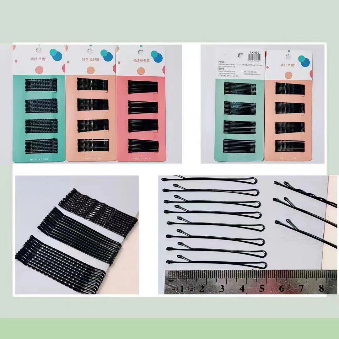【1-8 Zones 】 Color straight clips 1800 yuan per box, color straight clips, curved hair clips, hair clips, bangs clips, small black clips, curved clips, fresh 1 yuan supply pic 2