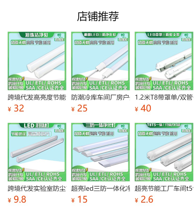 物联网人体红外声控雷达感应灯管地下车库停车场LED日光感应灯管详情1