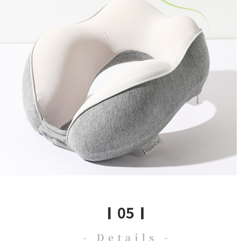 New type of memory foam U-shaped pillow detachable and washable travel pillow manufacturer wholesale slow rebound memory foam U-shaped pillow pic 17