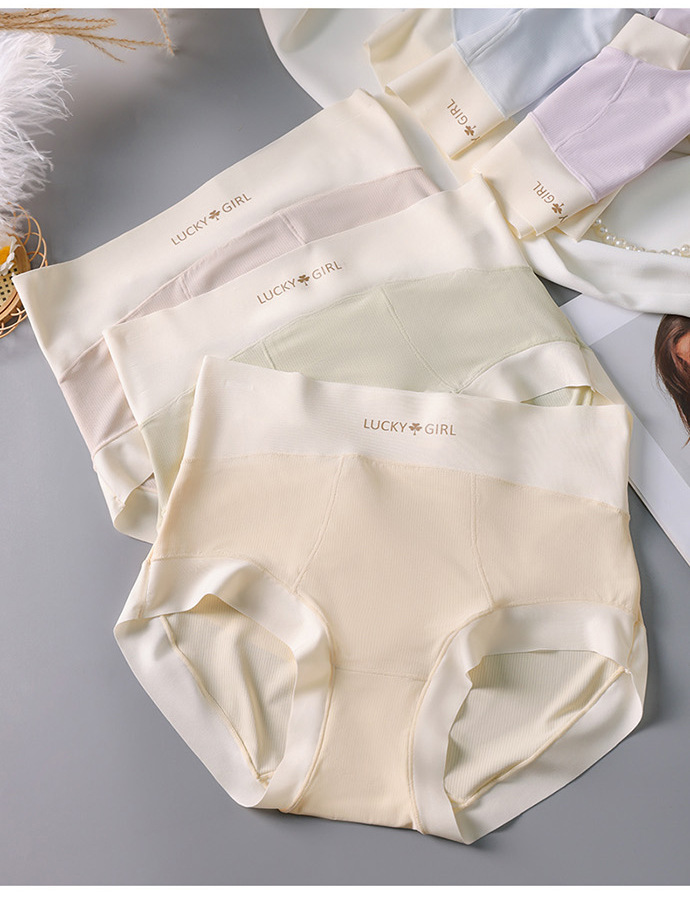 裸感无痕女士内裤冰丝透气孔凉爽抗菌裆中腰提臀透气那三角短裤详情15