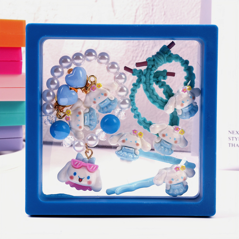 热卖儿童手链卡通库洛米礼盒女孩公主戒指女童生日礼物宝宝首饰盒详情8