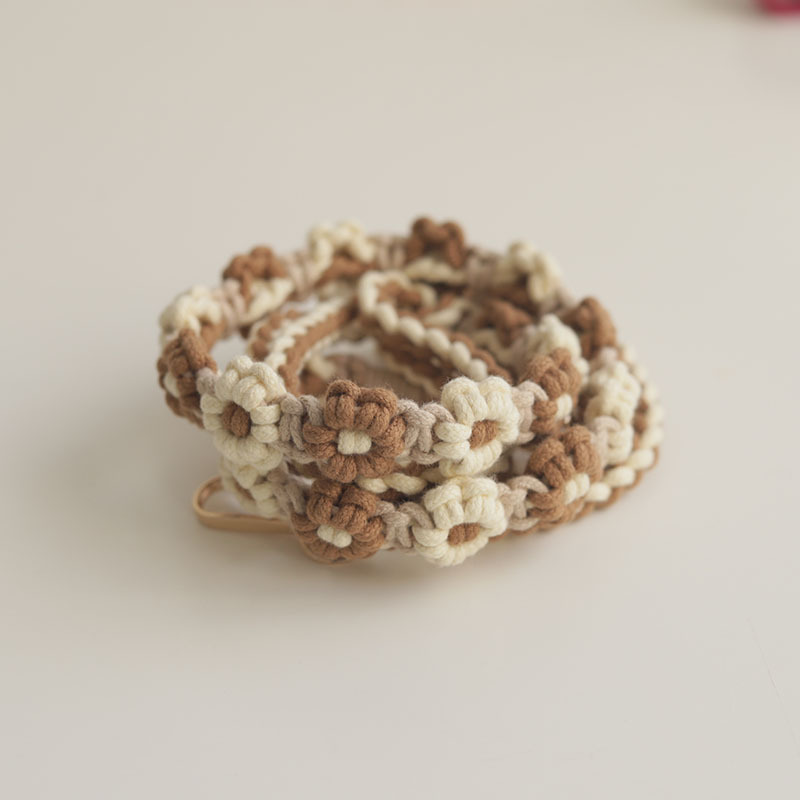 可调节手机挂绳编织相机背带 ins高颜值雏菊花朵斜挎挂脖手机挂链详情27