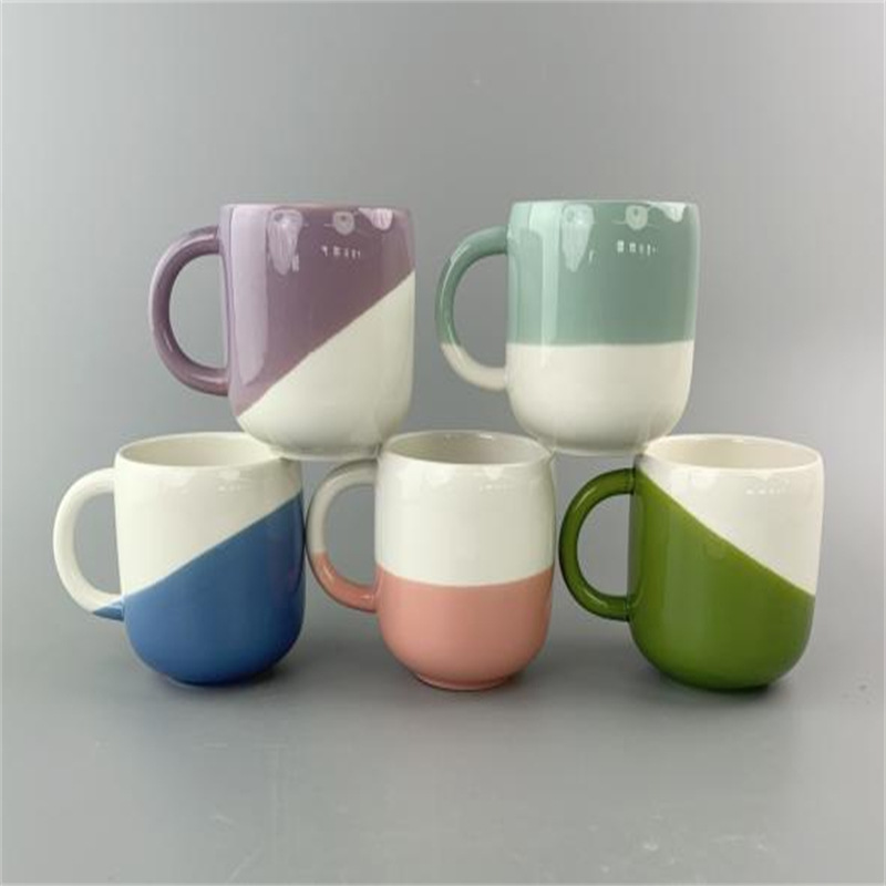 现货高颜值设计感渐变手捏纹杯子女生咖啡杯家用喝水杯情侣漱口杯详情46