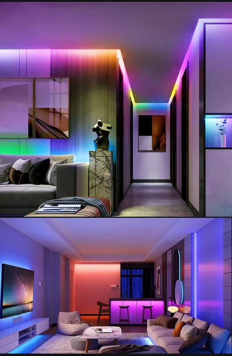 rgbcw智能幻彩灯带24伏自粘RGBW七彩RGBCW全彩变色led贴片软灯条详情30