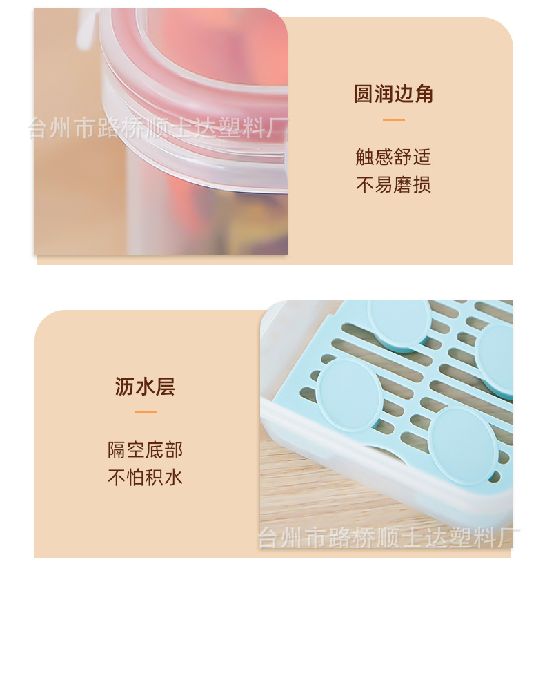 商用大容量冷冻密封塑料盒鸡蛋饺子保鲜盒食品级冰箱专用储存盒日用品详情16