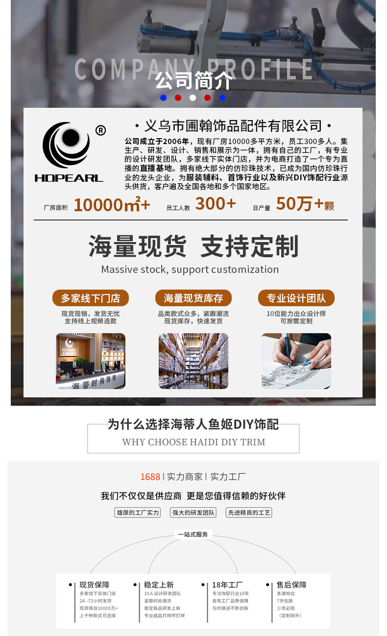 ABS皱纹仿珍珠偏孔侧孔珠光散珠diy服装辅料纽扣珠子配饰高级感详情1