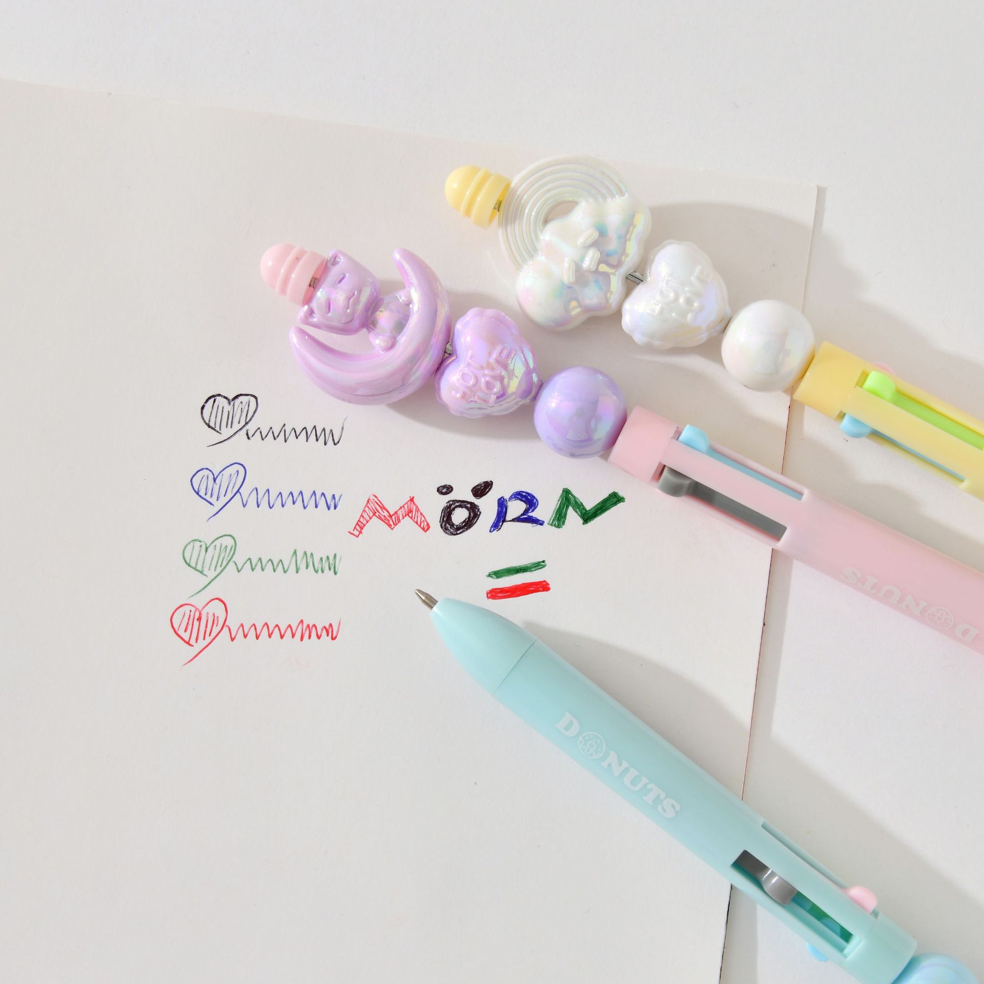 Chenxi Chuan Chuan Le 4-color Ballpoint Pen, creative and fun medium Oil pen, notebook, drawing, marking and color pen, New stationery wholesale pic 16