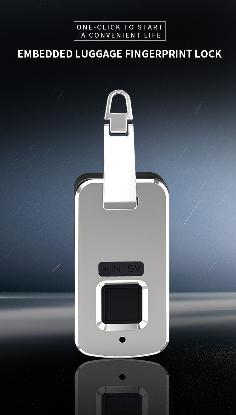 Embedded Smart and Chargeable Fingerprint Lock for  Handbag详情2