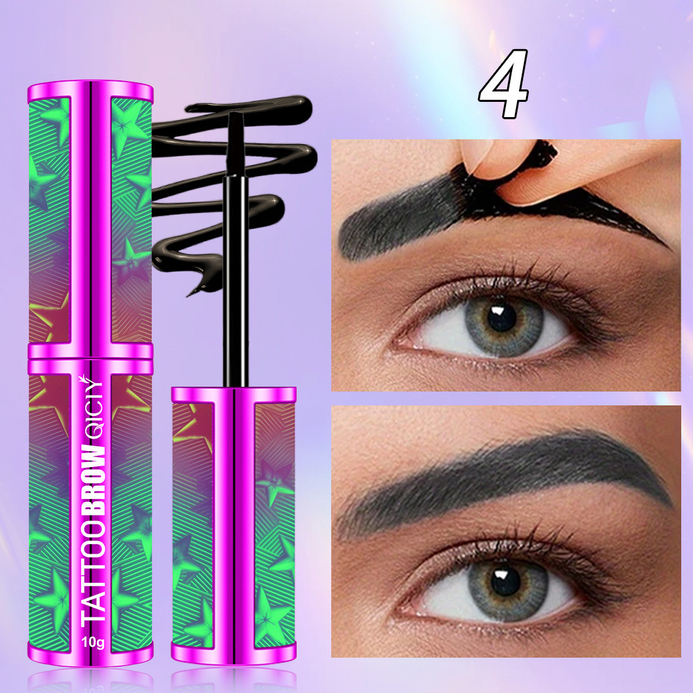 【 Cross-border Exclusive 】QICIY Eyebrow Lift Cream available in 4 colors, waterproof, sweat-proof, natural and long-lasting. Wholesale pic 13