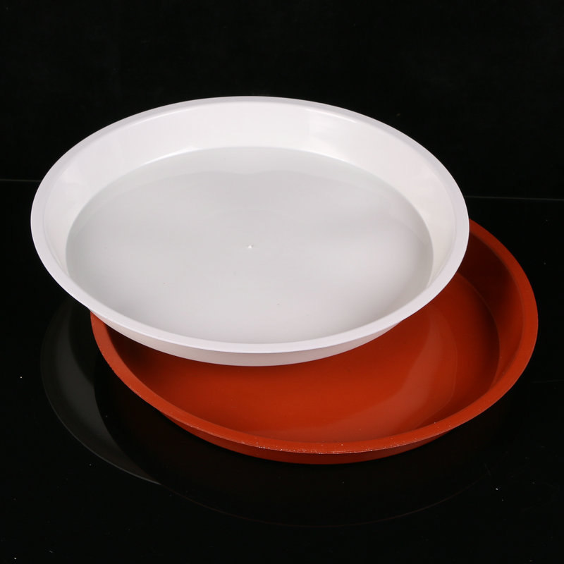 圆形花盆平边托盘塑料底托 多规格塑料接水盘底托多肉花盆托底盘详情14