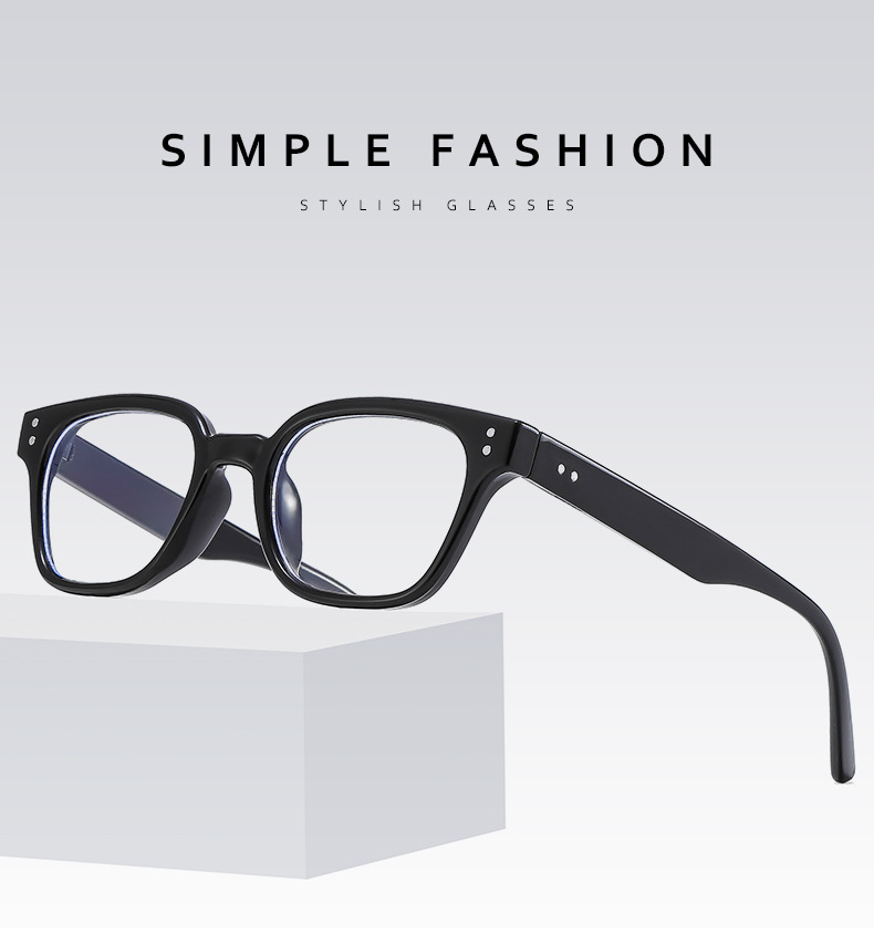 The new anti-blue light myopia glasses, the same style as the popular ones on Xiaohongshu, are fashionable and trendy for both men and women. They can be paired with neutral refractive index glasses pic 2