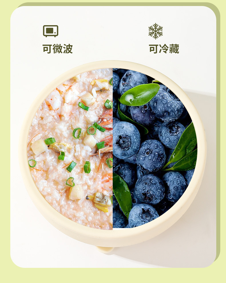 婴儿儿童硅胶餐具食品级辅食碗宝宝吃饭防摔碗带吸盘带盖子硅胶碗详情10