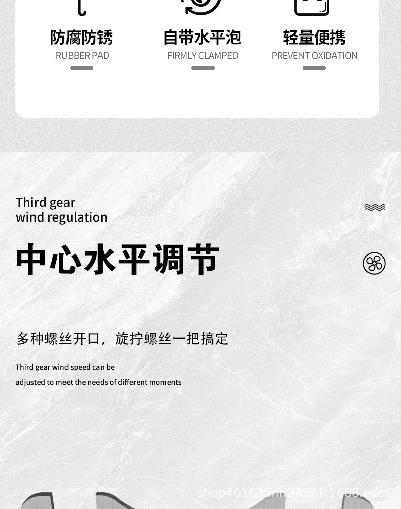 Stainless steel bathroom special wrench, showerhead positioning, shower installation, thickened hexagonal wrench, curved foot level, maintenance pic 3