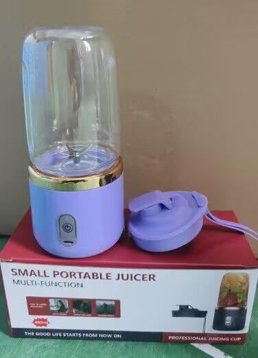 Cross-border six-blade fully automatic multi-functional juicer, portable rechargeable small household water juice pic 10