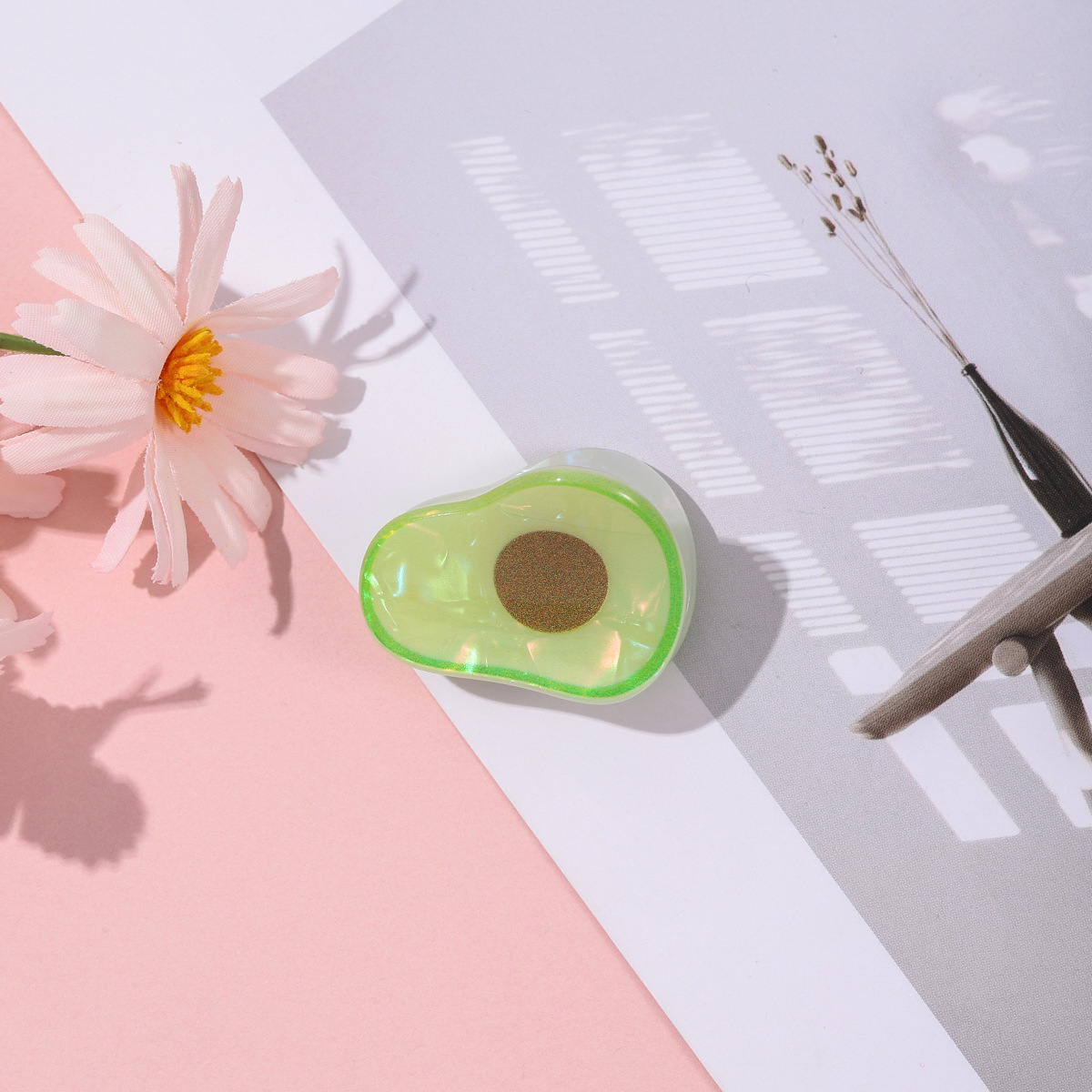 韩版可爱水果小号发夹牛油果杨桃柠檬抓夹少女甜美刘海夹新款头饰详情6