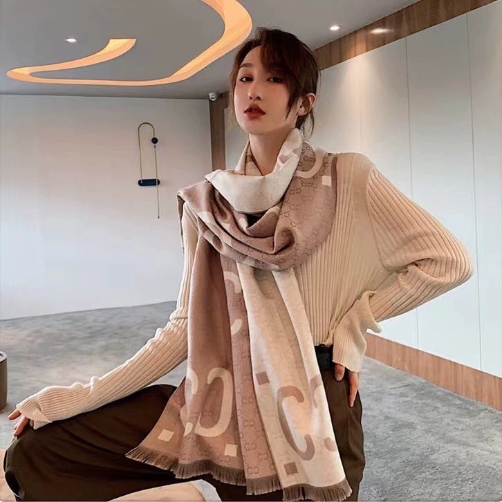 新款围巾女冬季百搭仿羊绒双面高级感加厚外搭保暖披肩厂家批发详情12