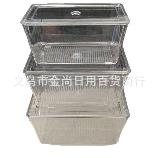 Kitchen food plastic boxes, storage boxes, storage boxes, cookie plastic boxes, rectangular strawberry display boxes, transparent medicine pic 5