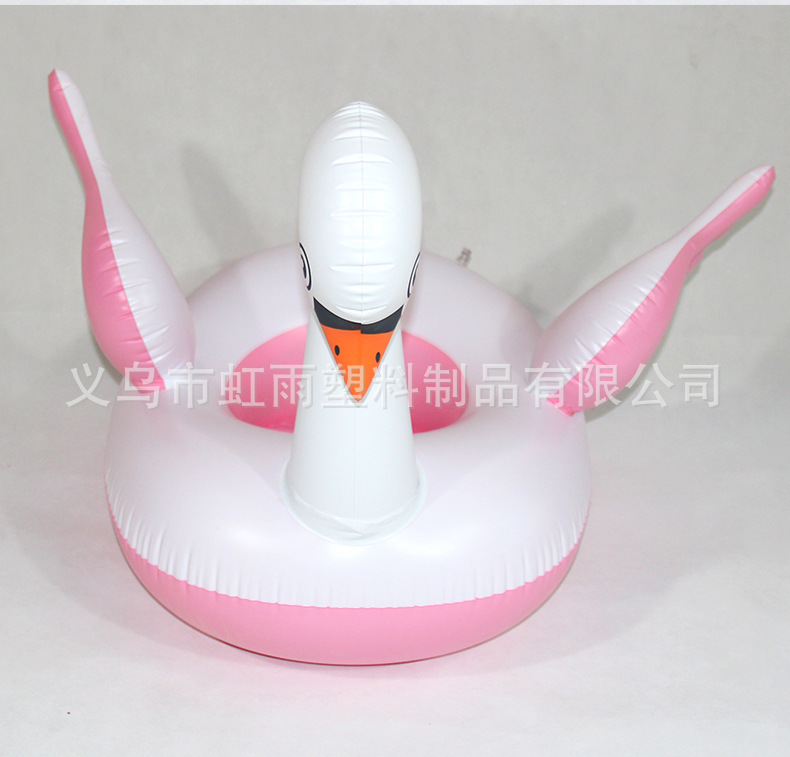 大白鹅艇水上充气儿童玩具座圈带翅膀防侧翻游泳圈婴儿坐圈批发详情8