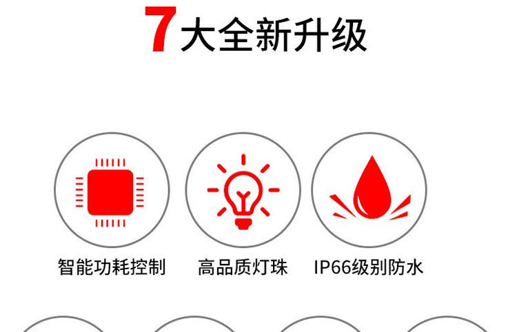 太阳能投光灯一拖二天黑自动亮户外庭院灯超亮照明家用新农村路灯详情9