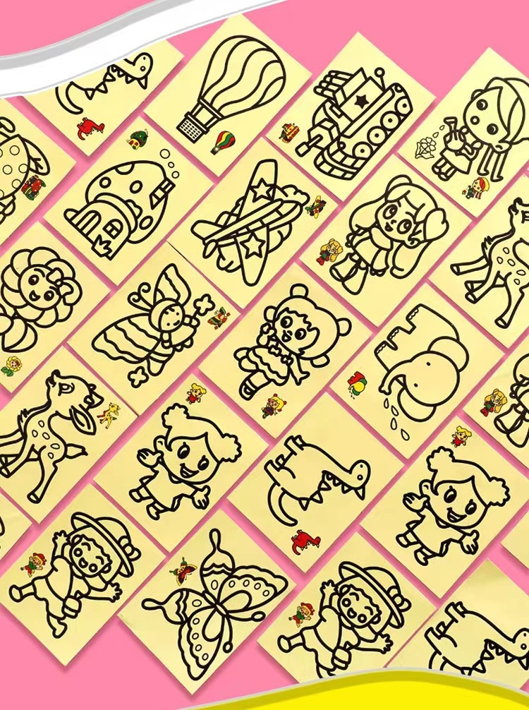 儿童沙画diy小中大号成长益智玩具幼儿园小学生创意手工作业批发详情8