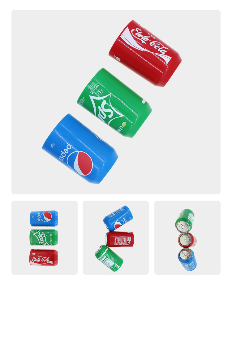 Silicone cola sleeve, printed Sprite cup sleeve, 500ml anti-slip can beer sleeve, waterproof protective sleeve wholesale pic 13