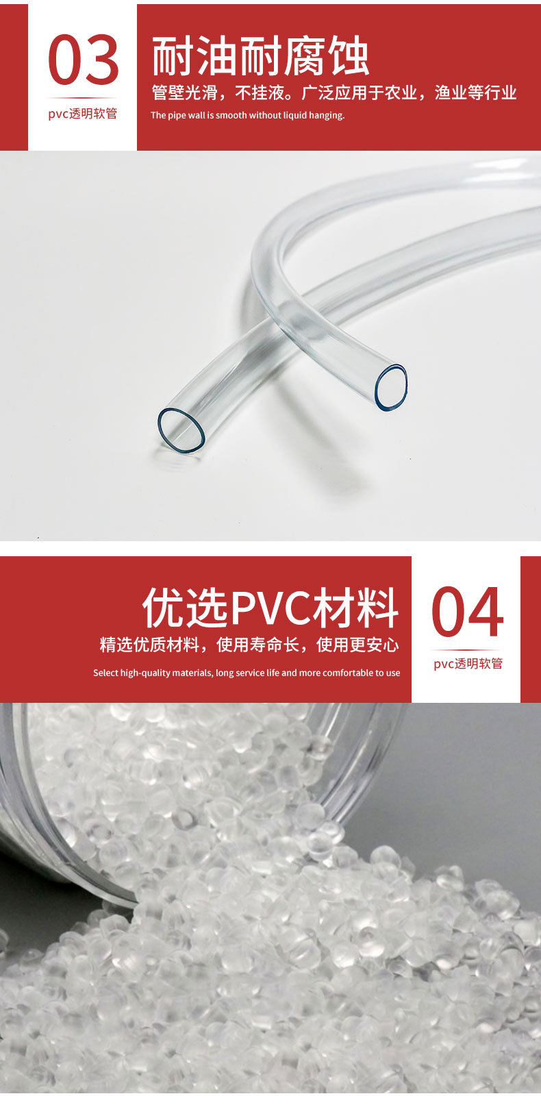 现货批发鱼缸水族换水管穿线管抗寒抗老化pvc透明软管塑料水平管详情4