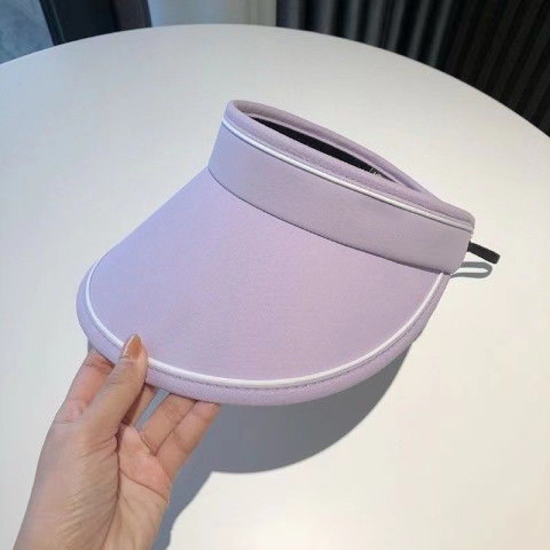 韩版uv空顶遮阳防晒帽子防紫外线大帽檐户外骑行防紫外线可折叠夏详情22