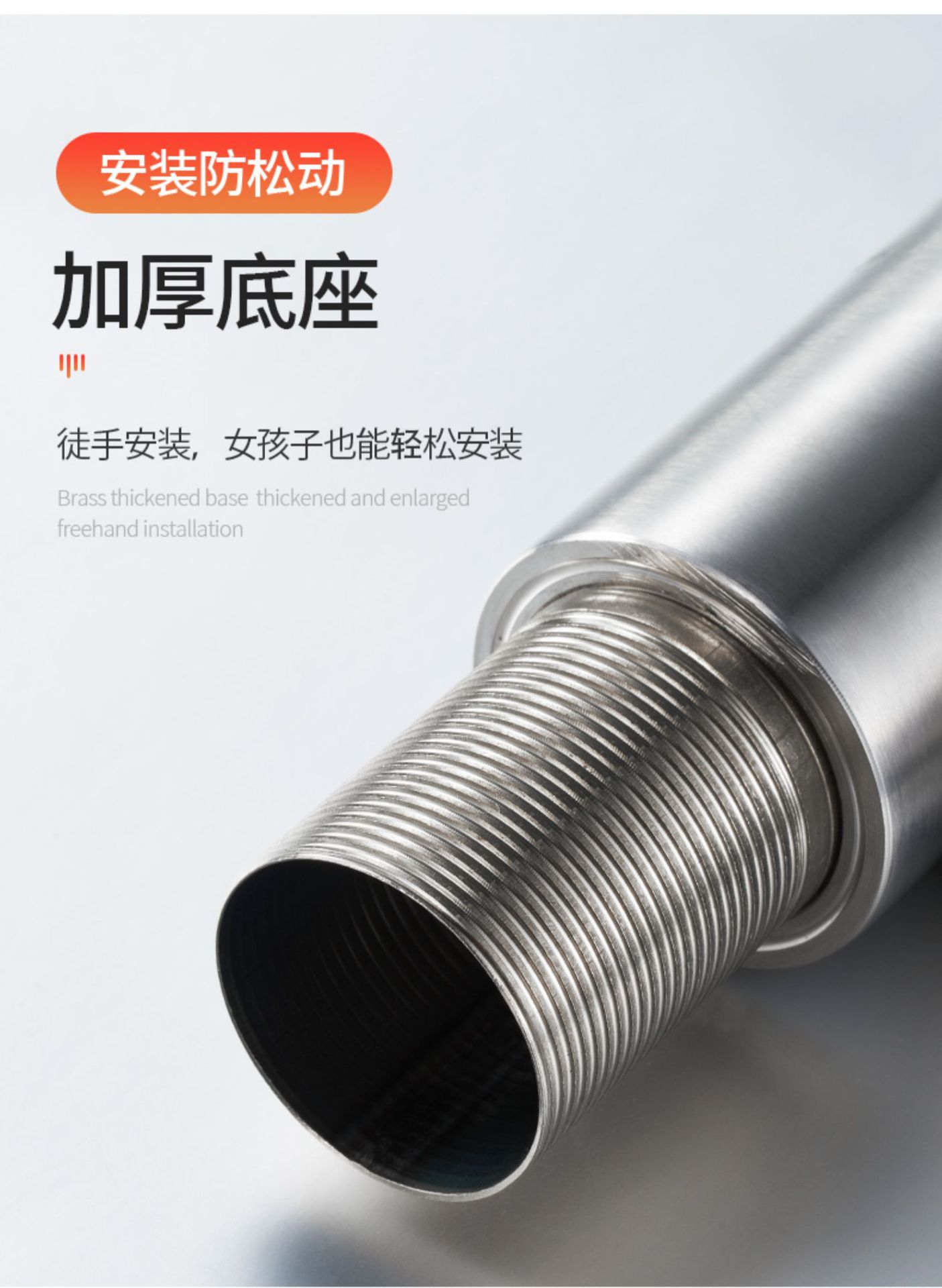 304 stainless steel faucet for cold kitchen hot water, household rotating anti-splash faucet for washing vegetables, sink and washbasin, single cooling pic 6