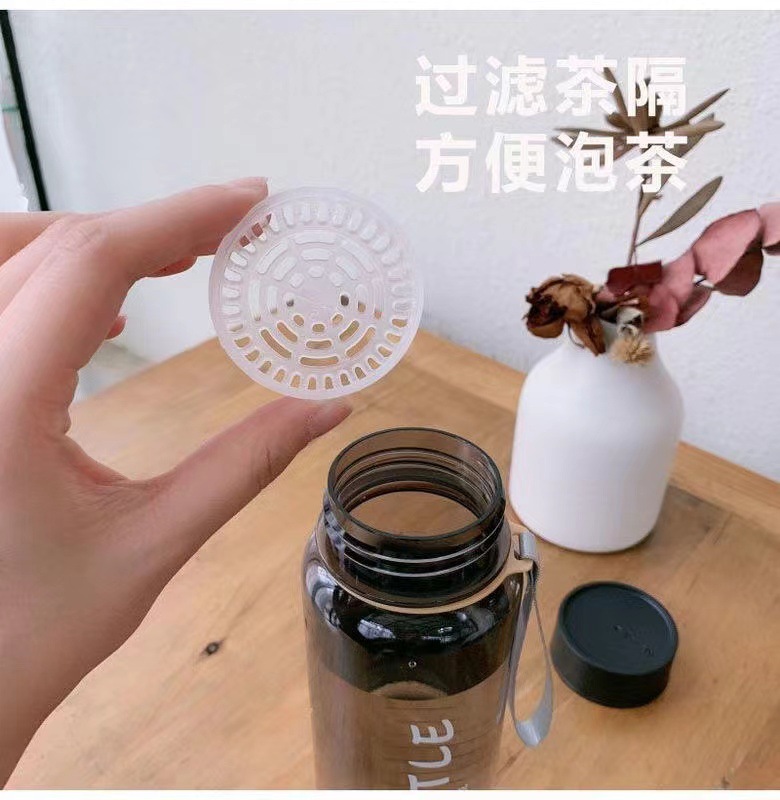 大容量水杯塑料防摔杯子运动便携户外水壶夏天学生喝水太空杯瓶子详情7