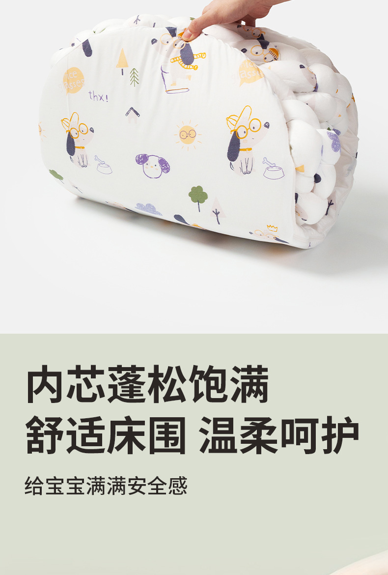 亚马逊便携式新生儿仿生睡垫床垫床中床婴儿宝宝床婴儿防蚊蚊帐详情8
