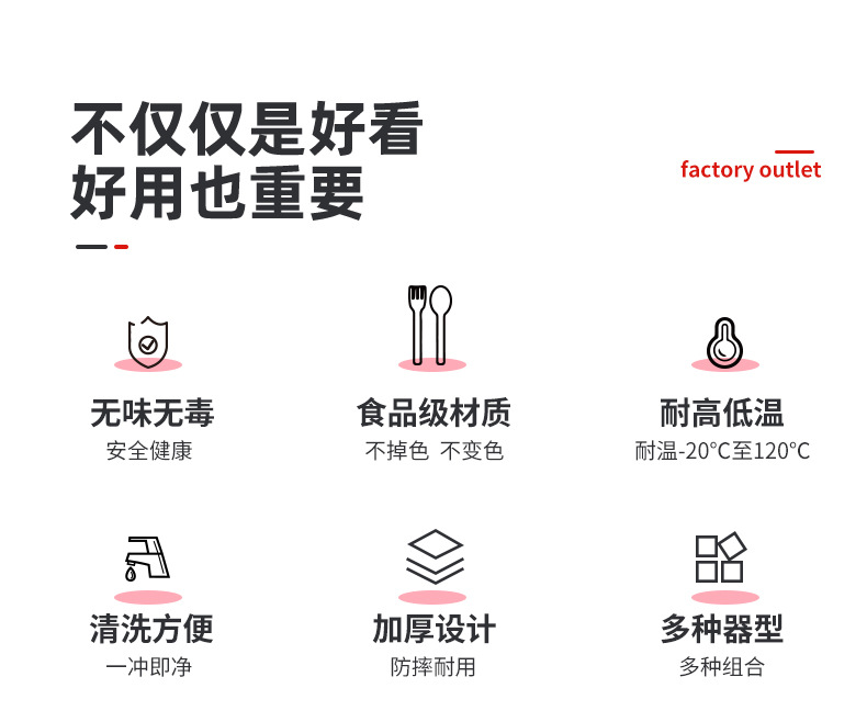 定制密胺酒店餐具摆台牛排菜盘西餐寿司拉面碗商用餐具四件套批发详情6