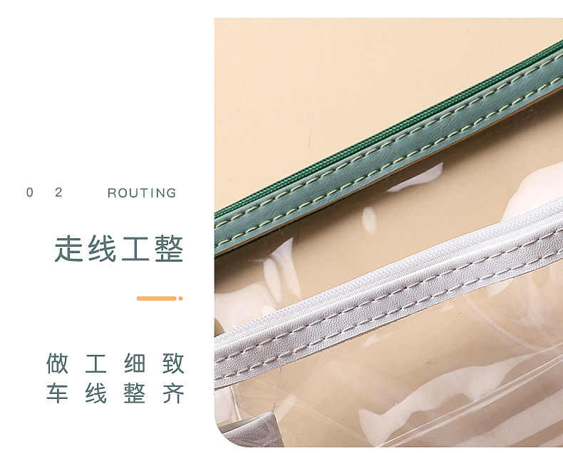 透明笔袋女生简约大容量高考考试专用考研文具袋学生中考高考笔袋详情11