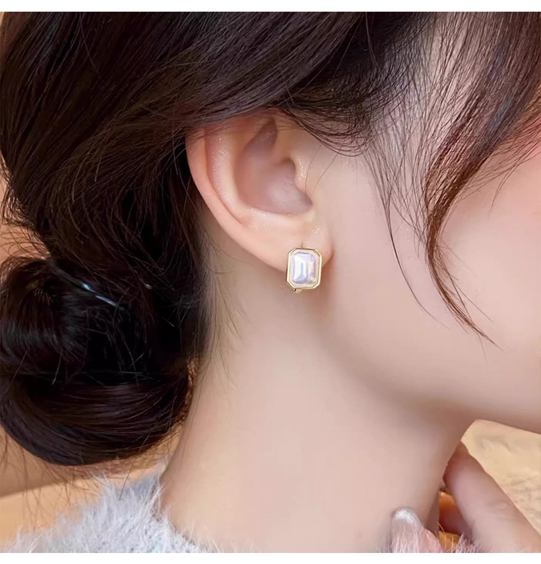 法式方糖珍珠耳扣简约复古时尚耳环轻奢高级感气质百搭耳饰女耳夹详情28