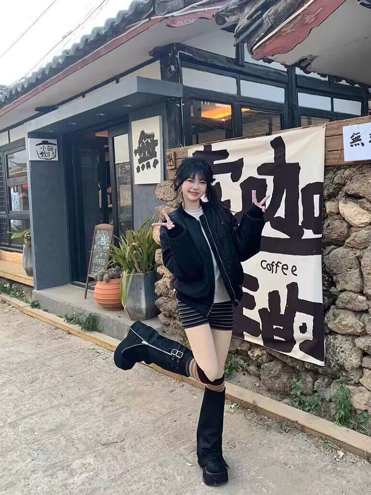 2024网红新款配裙子百搭感女靴长筒靴小众软底不累脚高筒长靴详情11