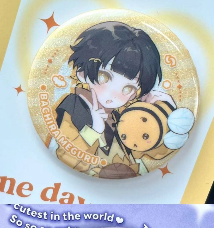 同人周边吧唧徽章御影玲王凪诚士郎二次元动漫谷子ic卡锁智能锁详情3