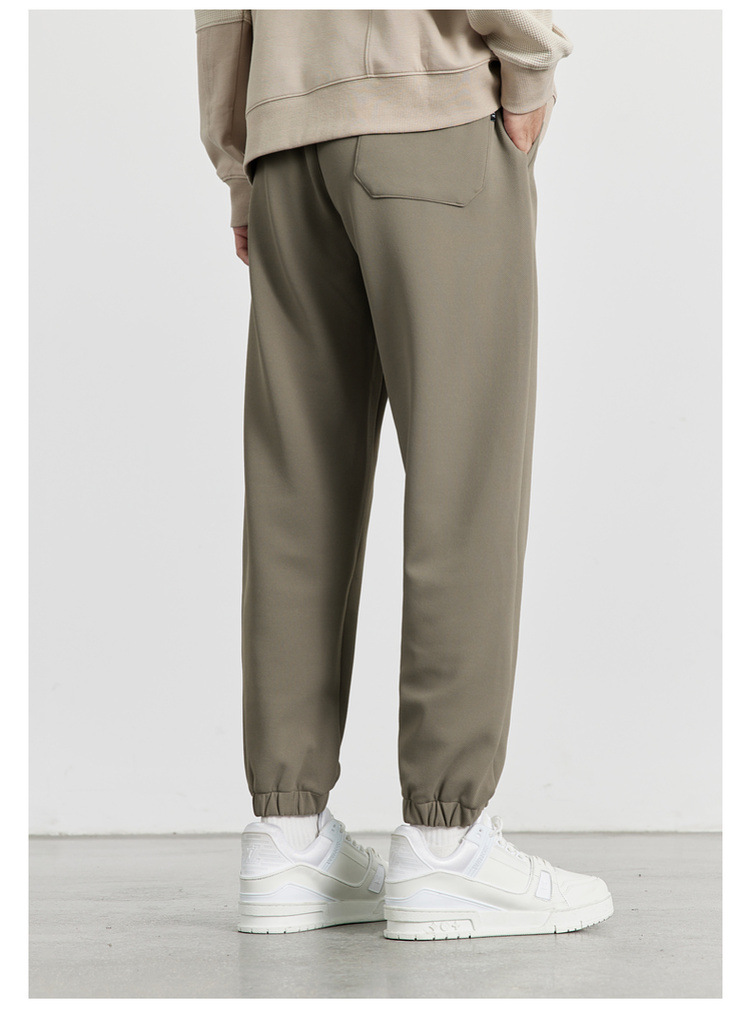 WOOG2005男装2024秋冬季新款抗皱束脚休闲裤男士卫裤运动裤 时尚舒适耐磨男士运动裤详情30