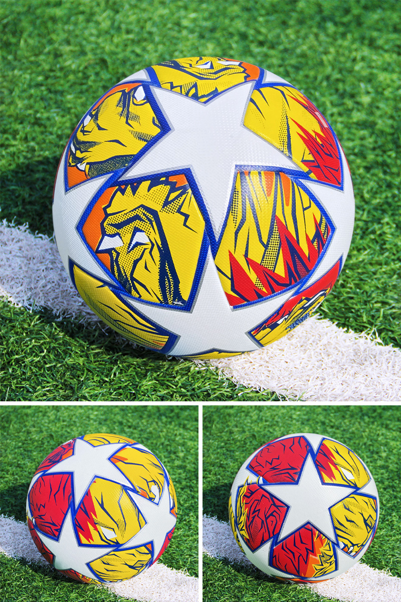 Wholesale of new size 5 football for European Cup, UEFA Champions League and World Cup with pu adhesive PVC pic 14
