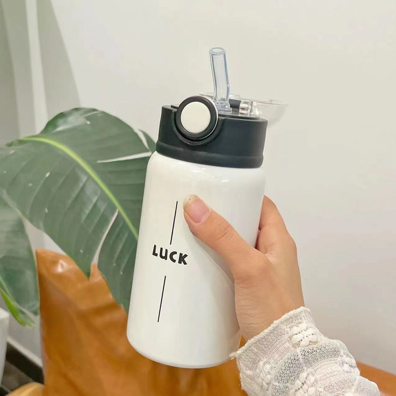 简约保温杯女生吸管杯子ins高颜值网红2025新款大人学生儿童水杯详情8