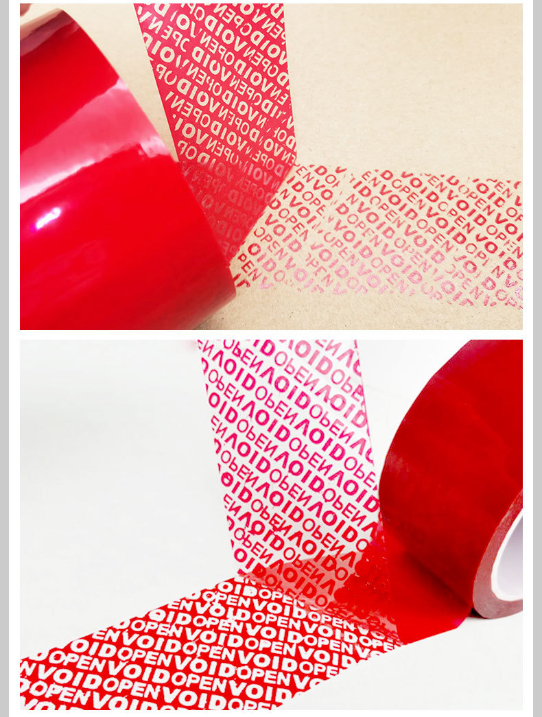 Semi-rotating anti-counterfeiting tape VOIDOPEN, with words left upon opening, disposable anti-theft, anti-swapping, anti-opening and anti-tampering adhesive tape, 5cm*25m pic 14