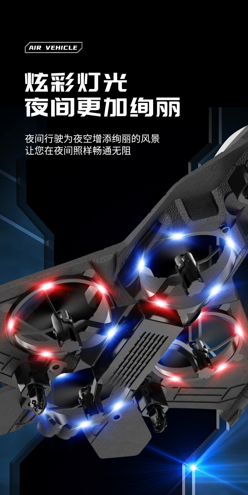 ABS plastic remote-controlled aircraft, remote-controlled fighter jets, high-quality quadcopters, foam drones pic 54