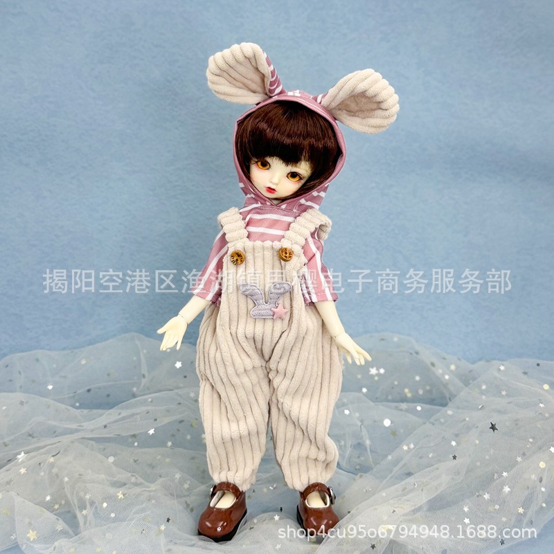 6分bjd娃衣30厘米洋娃娃换装衣服连衣裙毛线纽扣鬼妈妈玩偶套装详情20