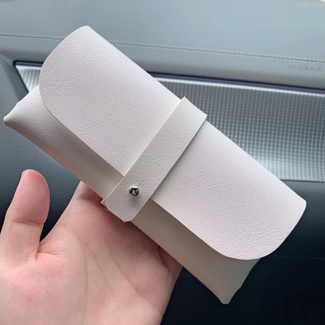 近视眼镜盒复古文艺简约眼镜袋软皮ins少女便携墨镜袋收纳包防压详情3