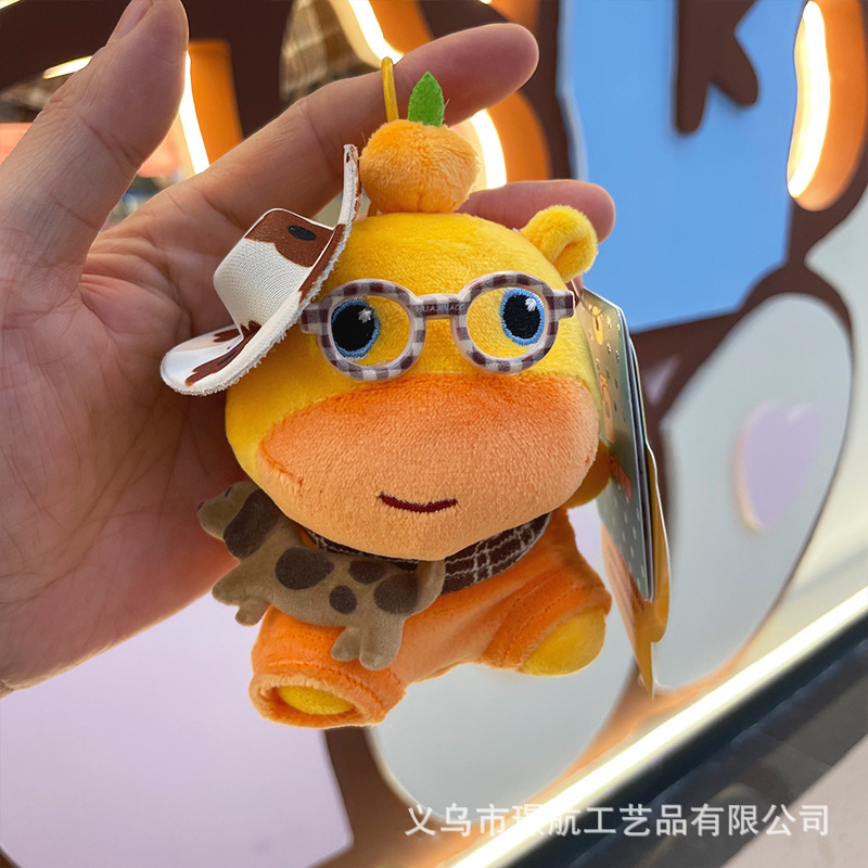 New cute and cartoonish capybara costume doll backpack pendant, Ins-style doll pendant, keychain as a gift for others pic 11