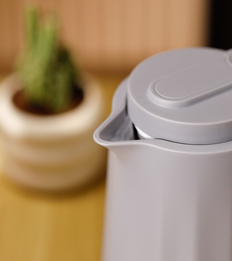 New cross-border wooden handle large-capacity thermos, household coffee pot, thermos, water bottle, hot water kettle, dormitory thermos, fashionable and portable thermos pic 22