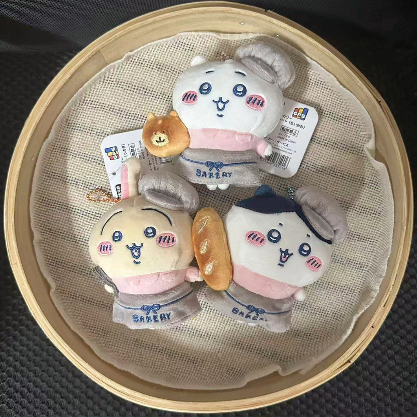 Chiikawa吉伊卡哇乌萨奇面包店毛绒公仔挂件玩偶包包小挂饰布艺玩具礼物详情3